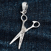 Scissors Sterling Silver Pendant