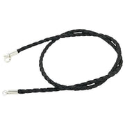 3mm braided leather necklace for pendant