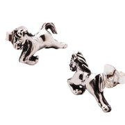 sterling silver horse earrings