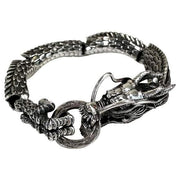 silver dragon bracelet
