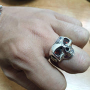 Johnny Depp Sterling Silver Skull Ring