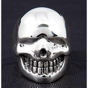Metalic 925 Silver Skull Ring-Bikerringshop