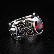 Sterling Silver Medieval Men's Ring