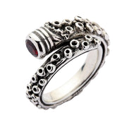 Sterling Silver Octopus Tentacle Ring