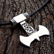 Heavy Thors Hammer Knot Sterling Silver Men's Pendant [3]