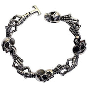 Skeleton Silver Bracelets