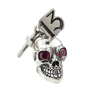 skull rocker silver pendant