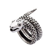 sterling silver snake ring
