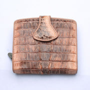 old rose crocodile leather womens wallet